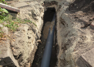 sewer main line pipe